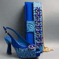 Cobalt Blue Zebra-Wave Sapphire Set