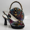 Midnight Multi Regal Crystal Wedge Set