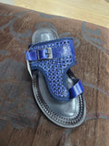 Blue Ebony Weave Slipper