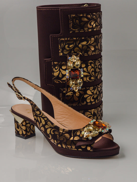 Choc/Gold Bloom Set