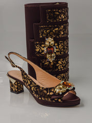 Choc/Gold Bloom Set