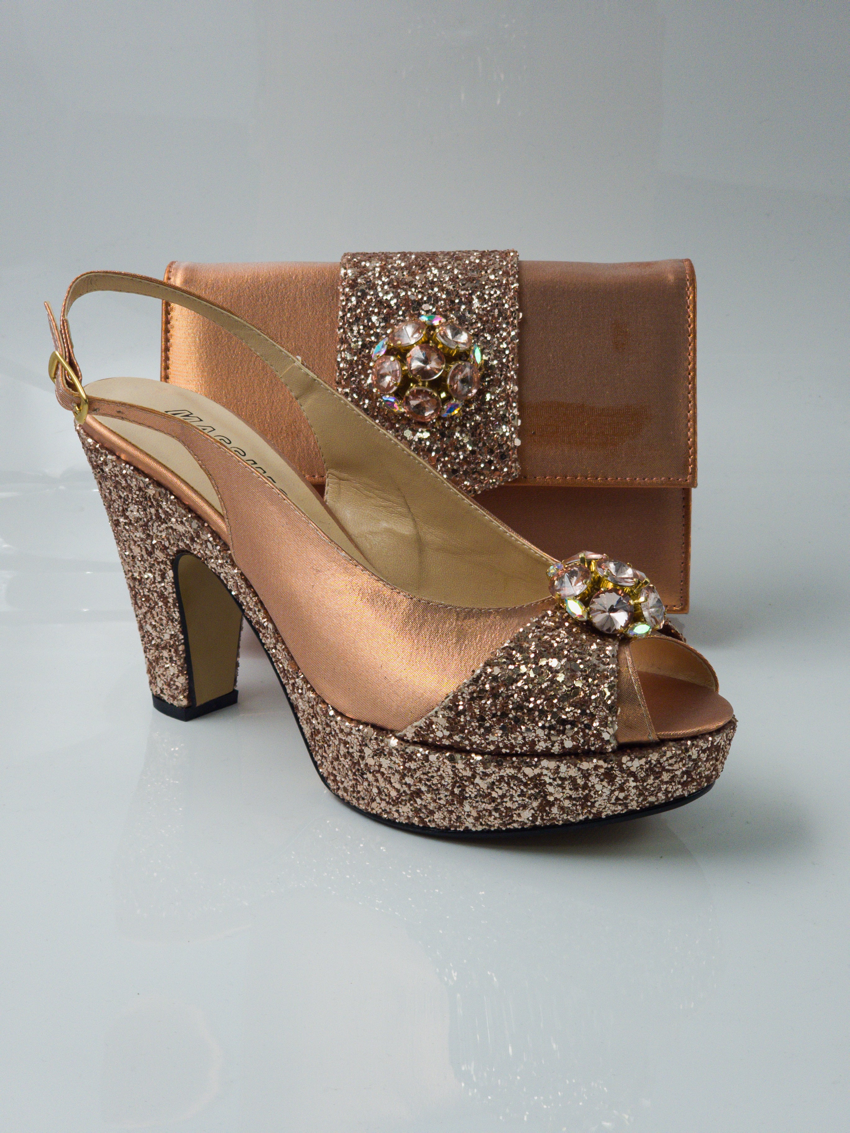 Rose Gold Glittered Set