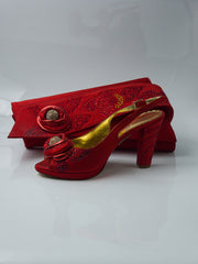 Red Rose Ornament Set