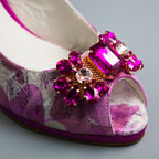 Fuchsia Cloud Regal Crystal Set