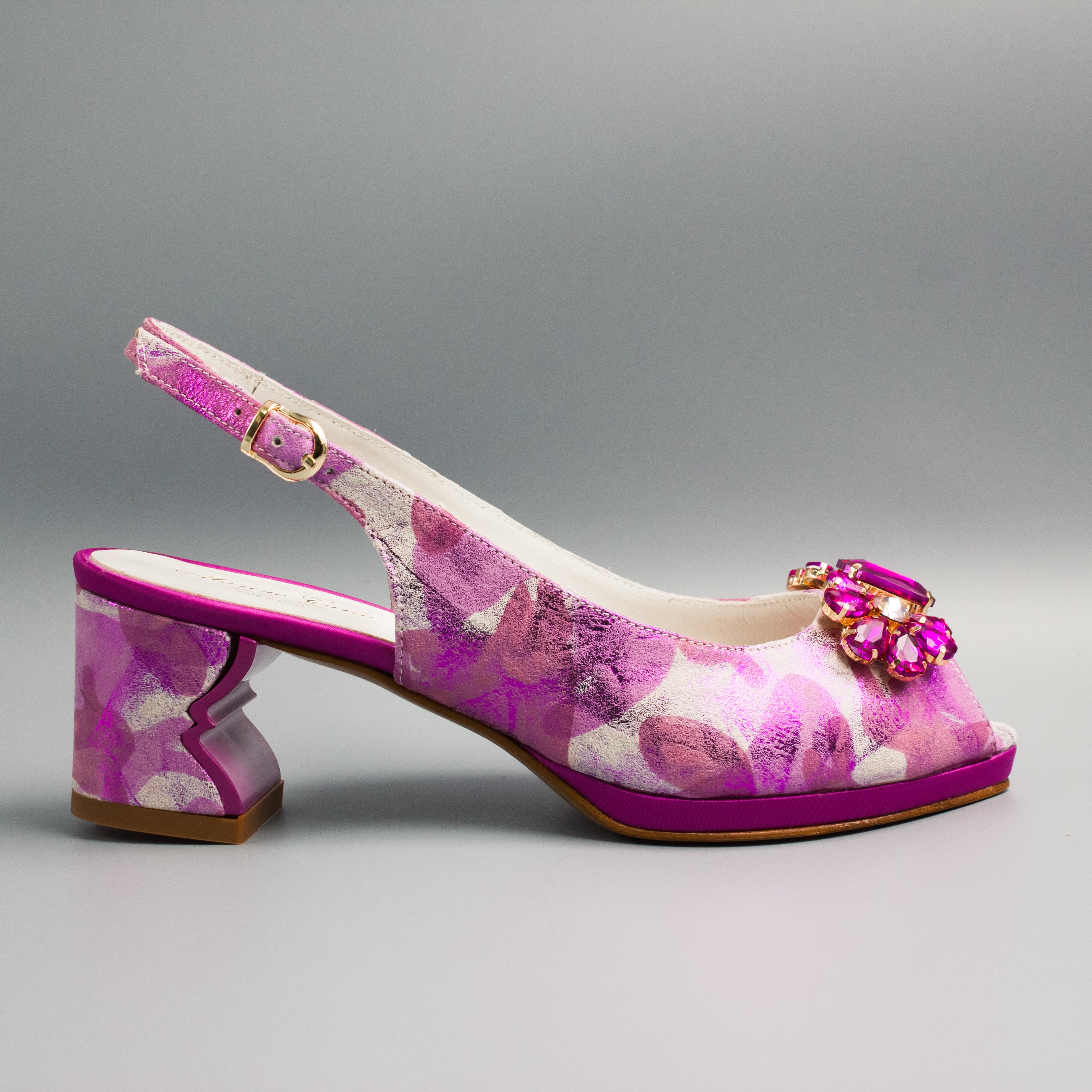 Fuchsia Cloud Regal Crystal Set