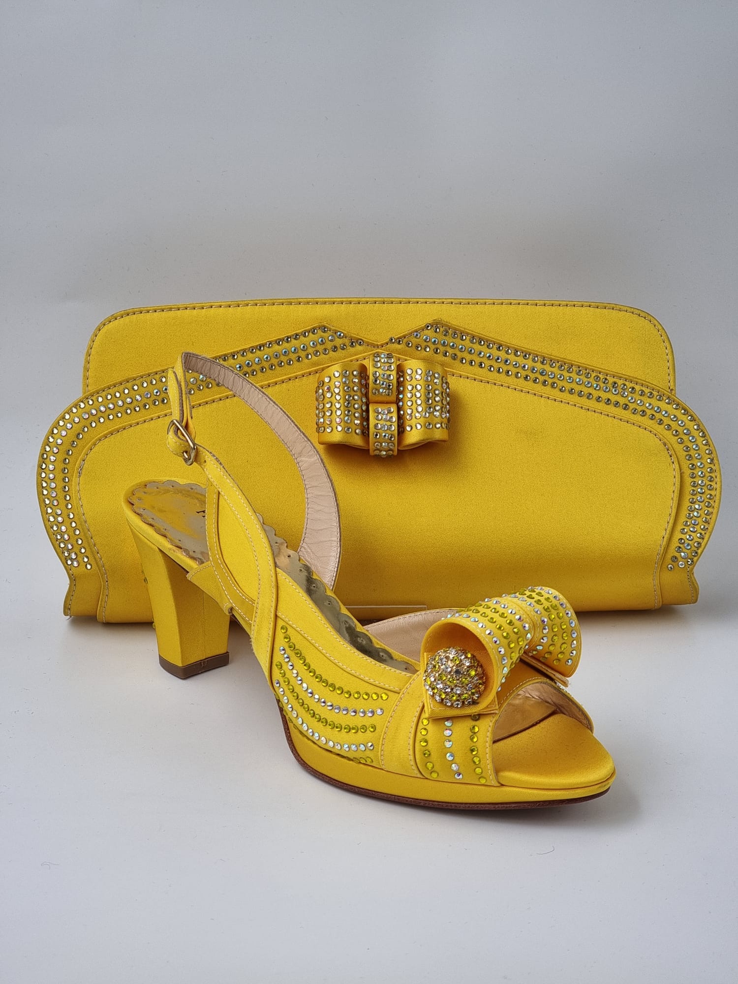 Yellow Double Ornament Set