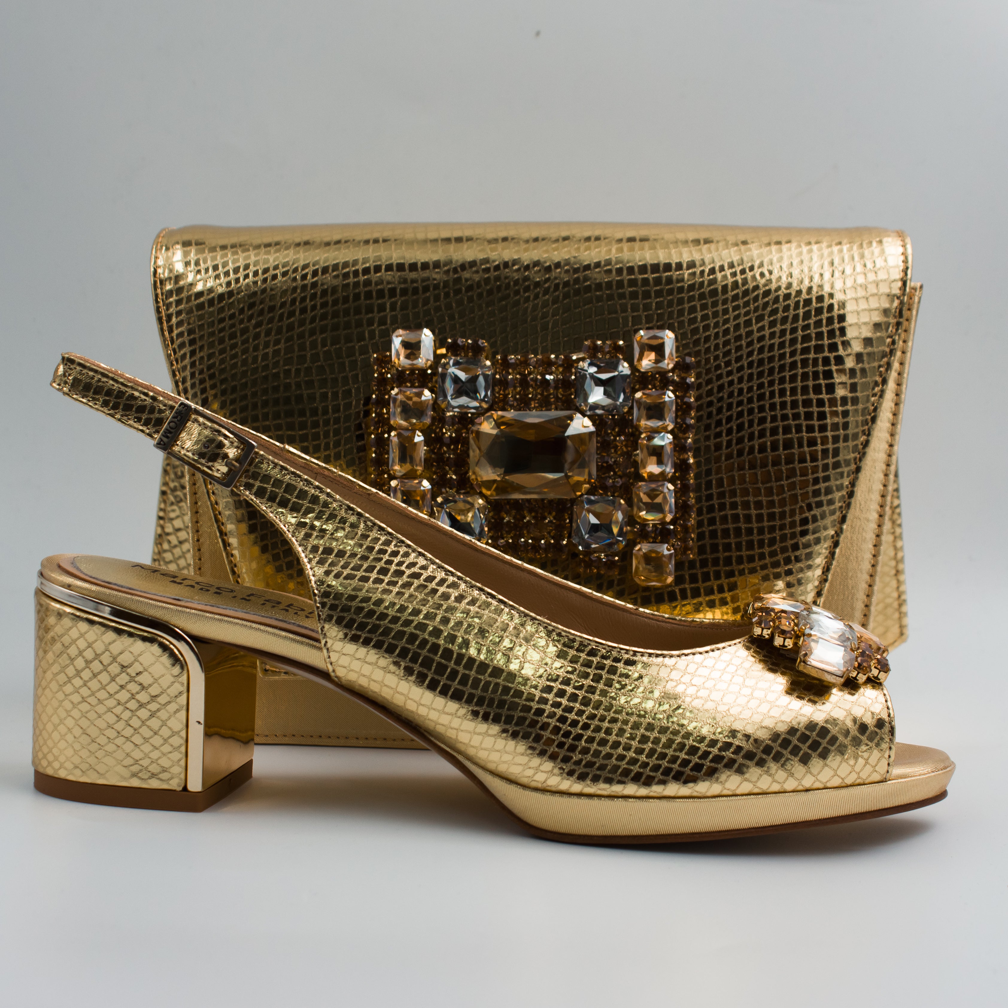 Gold Crystal Metallic Scaled Set