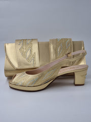 Gold Low Stone Diamond - Classic Shoes London