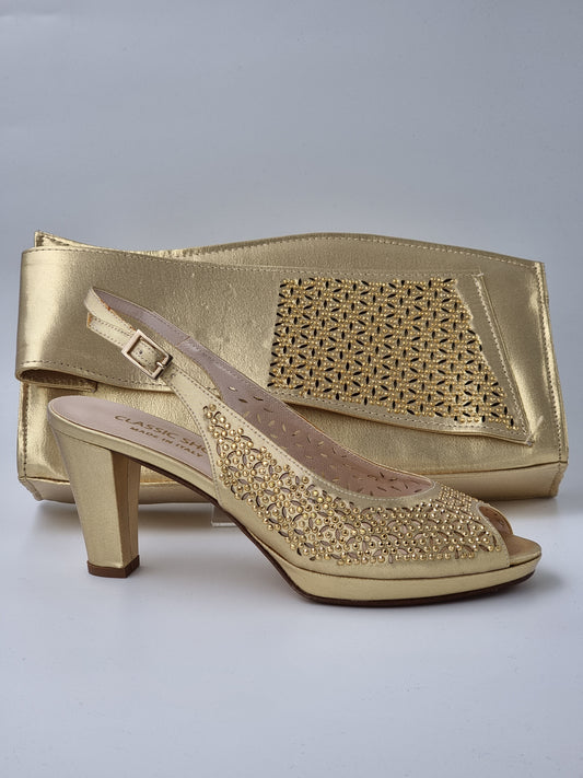 Gold Laser Cut - Classic Shoes London