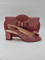 Onion Glitter Ornament Heels - Italian Women's Heels - Classic Shoes London
