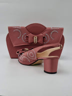 Onion Glitter Ornament Heels - Italian Women's Heels - Classic Shoes London