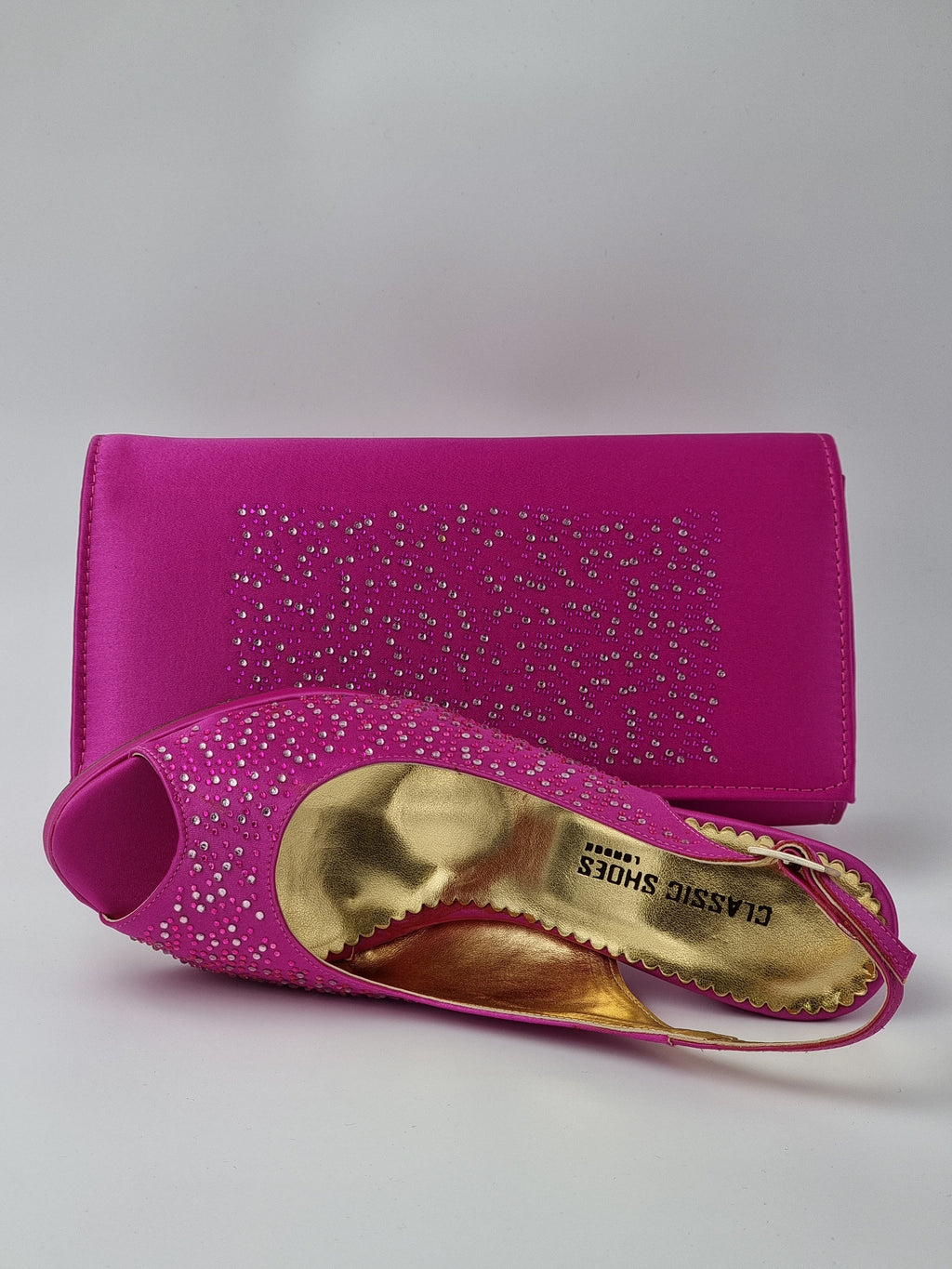Fuchsia Pink High - Classic Shoes London
