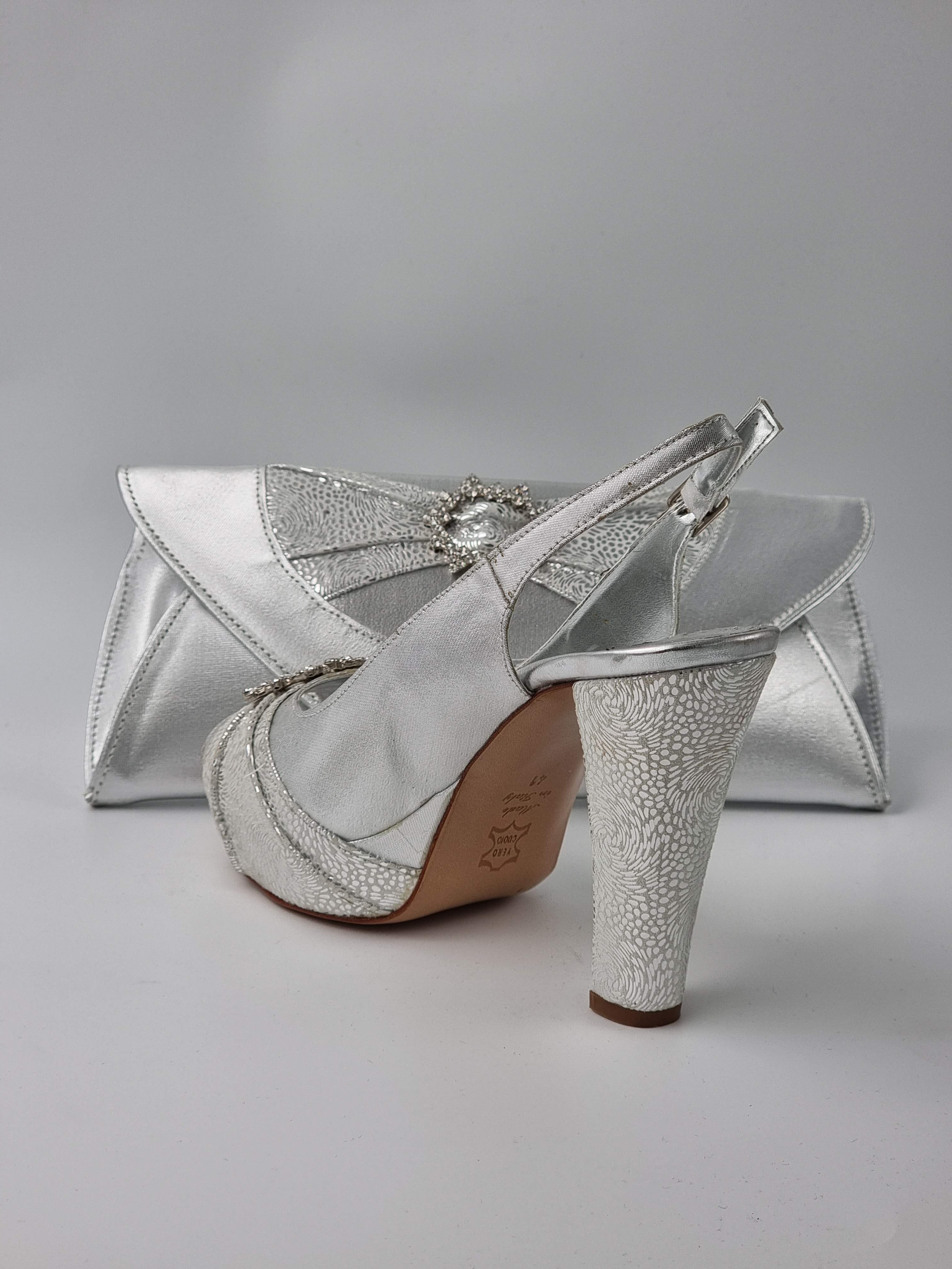 SILVER DOUBLE PLATFORM - Classic Shoes London