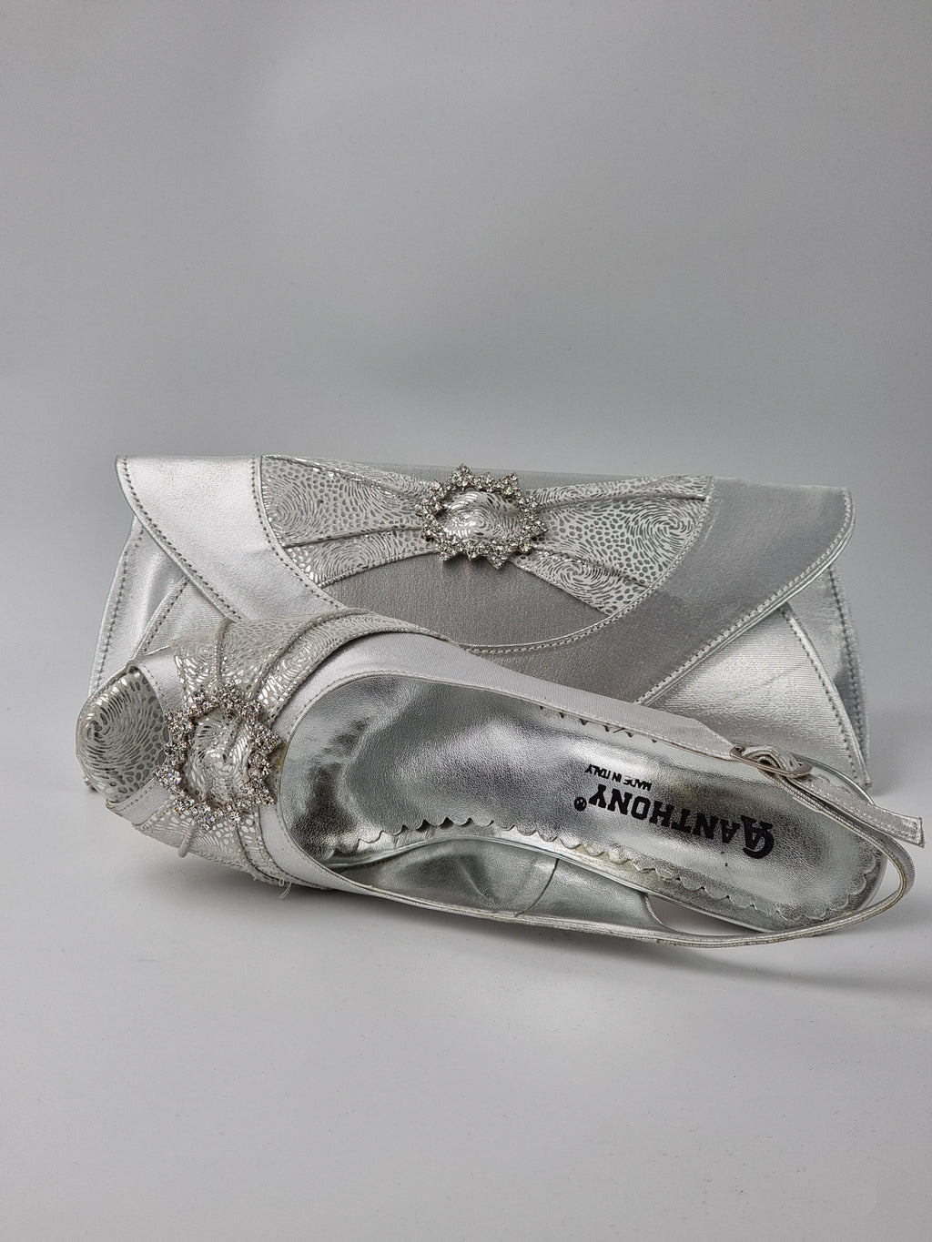 SILVER DOUBLE PLATFORM - Classic Shoes London