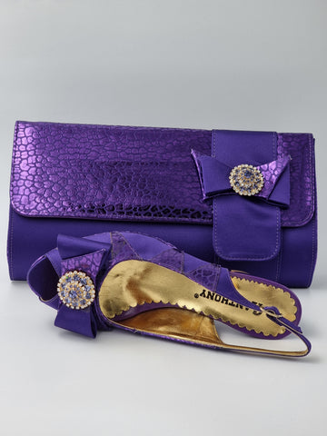 Purple 'Semi-Scaled' Set - Classic Shoes London
