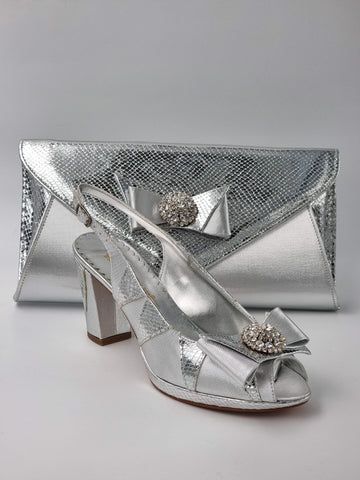 Silver 'Semi-Scaled' Set - Classic Shoes London