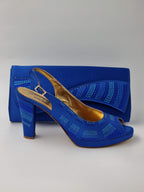 Royal Stone Patched Set - Italian Shoe and Bag Set - Classic Shoes London
