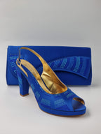 Royal Stone Patched Set - Italian Shoe and Bag Set - Classic Shoes London