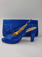 Royal Stone Patched Set - Italian Shoe and Bag Set - Classic Shoes London