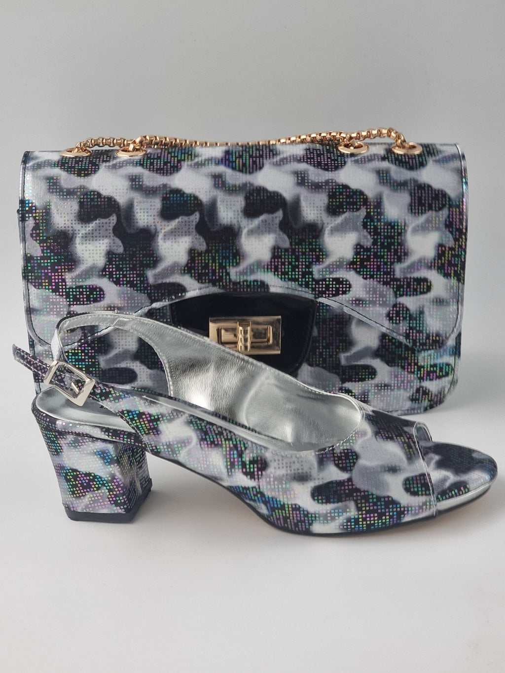 Black/White 'Cow' Set - Classic Shoes London