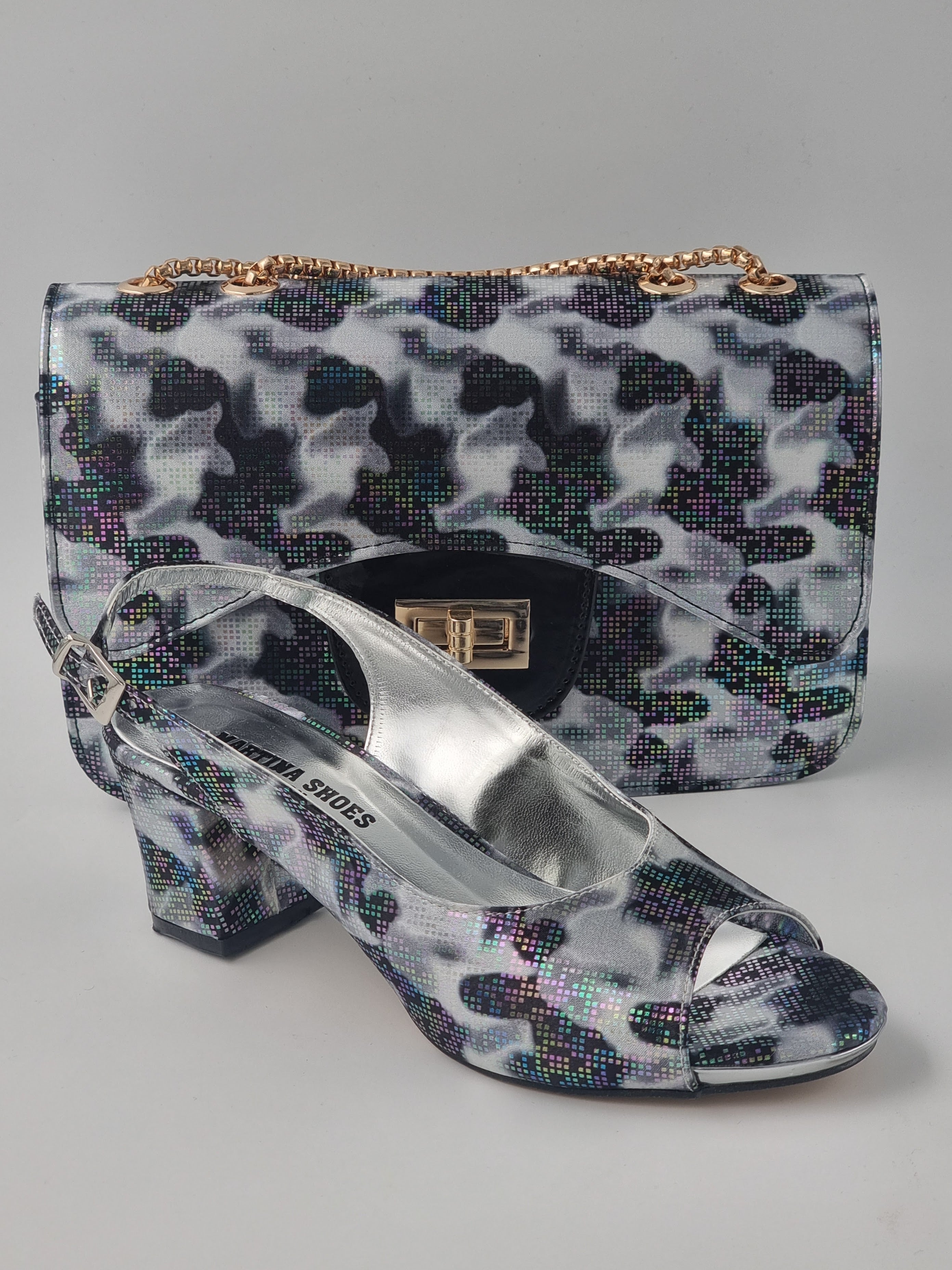 Black/White 'Cow' Set - Classic Shoes London