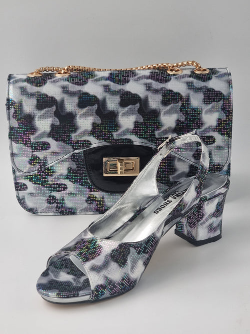 Black/White 'Cow' Set - Classic Shoes London