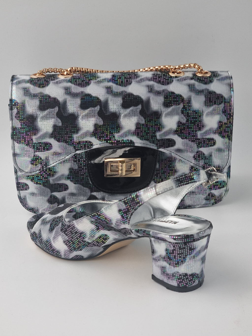 Black/White 'Cow' Set - Classic Shoes London