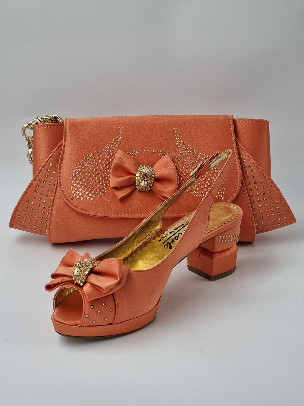Marino Carlo 'Simple' Peach Set - Classic Shoes London