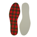 Shoestring Insoles Red Tartan - Classic Shoes London