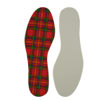 Shoestring Insoles Red Tartan - Classic Shoes London